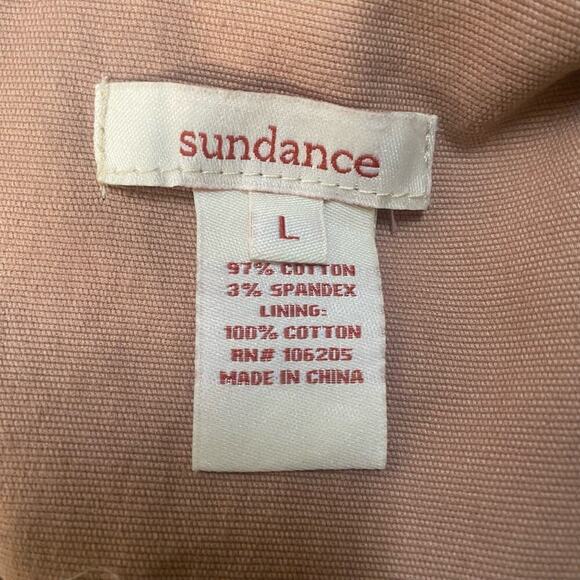 Sundance Trench Coat Large Double Breasted Normcore Timeless Boho Chic Capsule - Picture 13 of 14